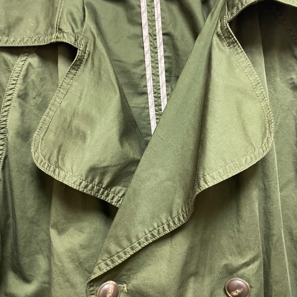 CAbi #5478 Expedition Jacket Sz Large Women’s Army Green Trench Excellent Condi - Picture 3 of 10